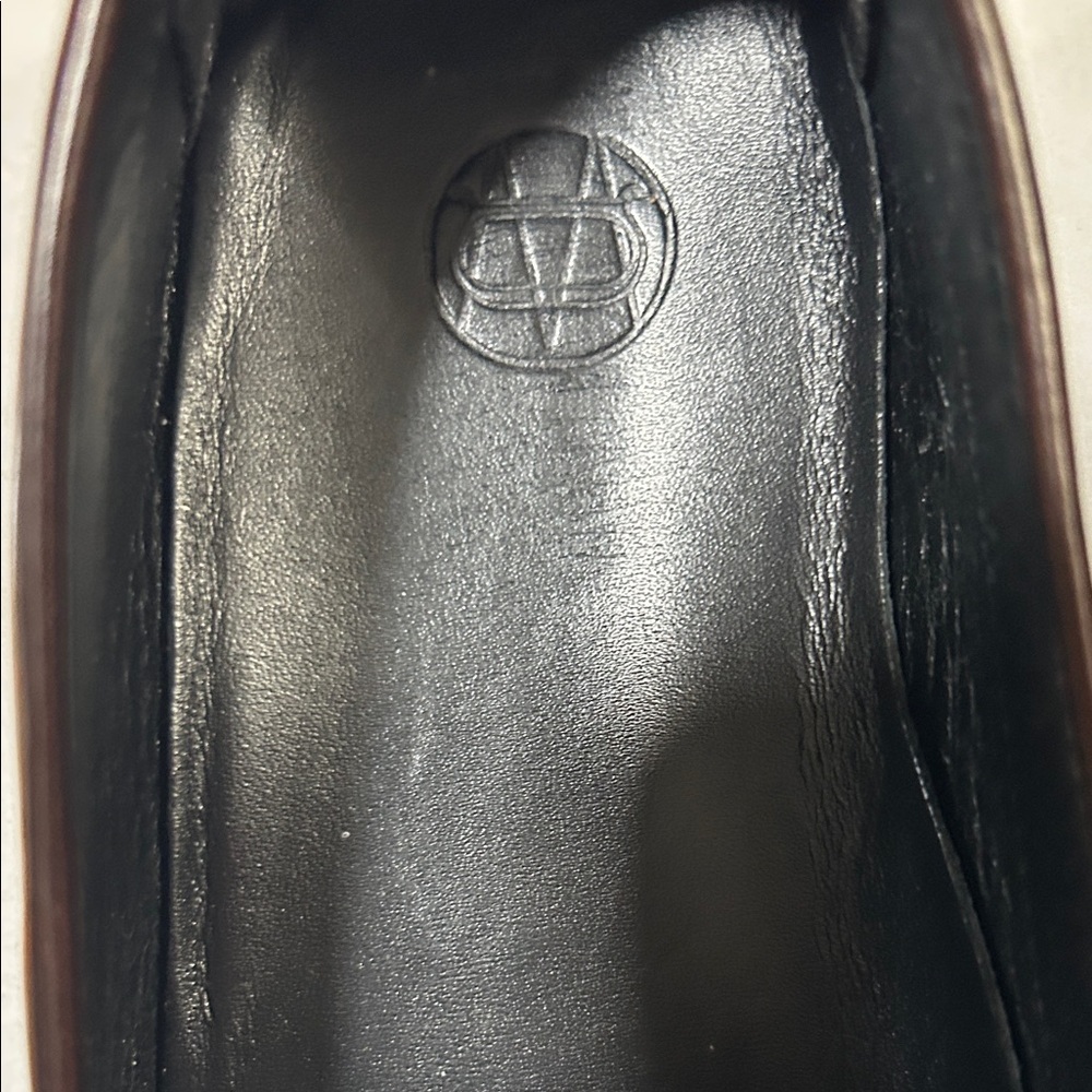 Massimo Dutti Brown Leather Horsebit Loafers - Picture 2 of 7